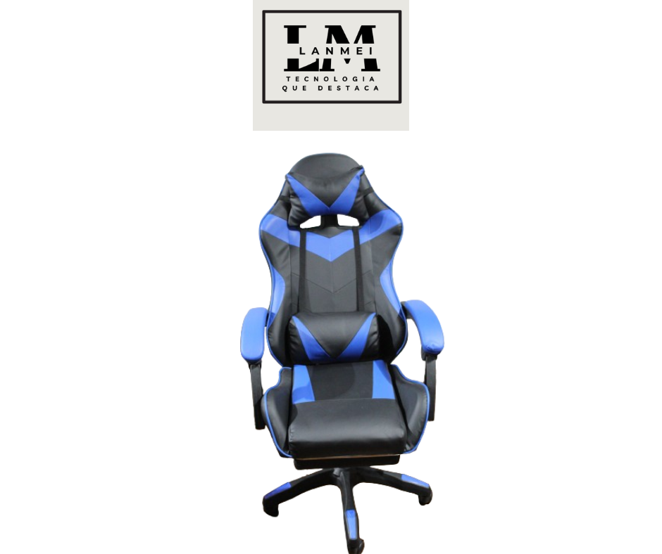 Silla Gamer Pro Asiento Reclinable - Color Azul