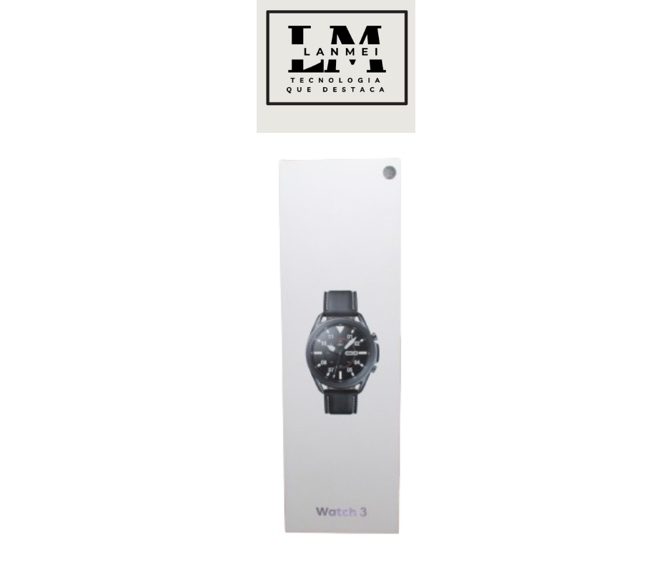 Reloj Watch 3 Con Correa De Cuero - Color Negro