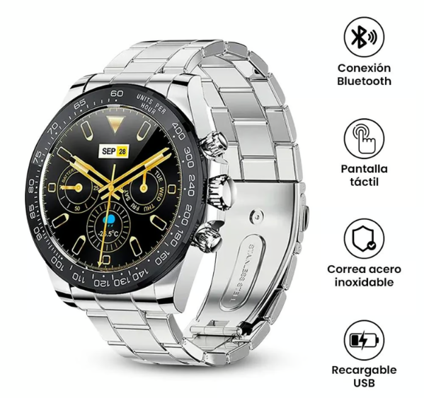 Smart Watch Aw13 Pro Serie 9 Plateado
