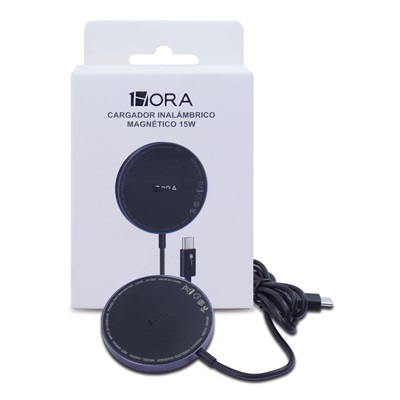 1HORA Cargador Inalámbrico Magnético 15W